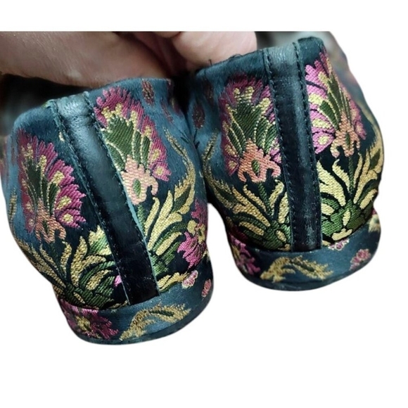 Lewit Brocade Smoking Slippers Flats Size EU 38/US 7.5 - Picture 11 of 14